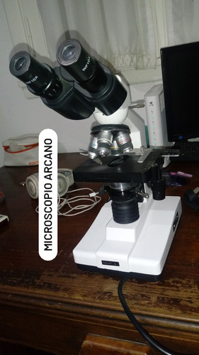 Microscopio Arcano Xsp-100 Ópt Acrom 1600x Luz Led