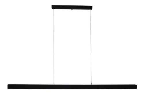 Lustre Pendente Linear Retangular Led Integrado 50w 115cms