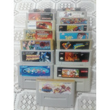 Lote 15 Cartuchos Super Nes Famicom Paralelos Funcionando