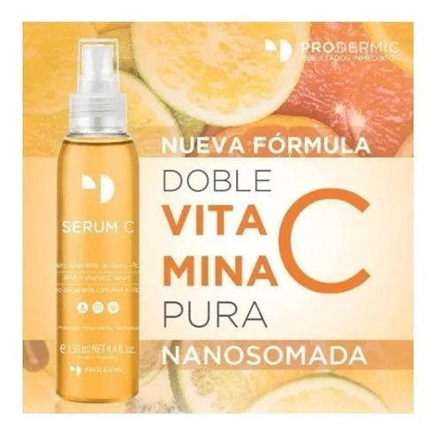 Serum C 130ml Oxigenante Vitamina C Pura Y Aha Prodermic