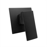 Monocontrol De Ducha Rectangular Negro De Lujo Slim