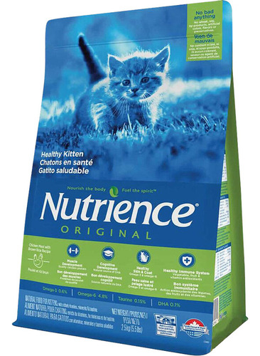 Nutrience Original Kitten Para Gatitos 2,5 Kg Bolsa