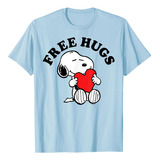 Playera Peanuts Snoopy Free Hugs