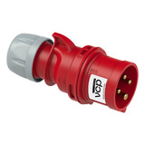 Clavija 440v Roja 3p+t 32amp Cla32/024, Tierra 6 H, Ip44