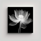 Lámina Luminosa Canva Con Transparente Lotus X-ray 40x40cm