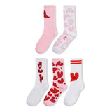 Pack 5 Calcetines Largos C&a De Mujer
