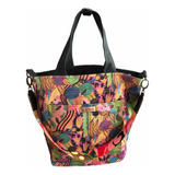 Bolso Byda Reversible Gabardina Diseño Grande Tote Bag