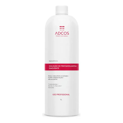 Solução De Trietanolamina Emoliente 1 Litro Adcos Tipo De Pele Todas | Frete grátis