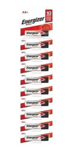 Pila Alcalina Energizer Aa Blister X 10u 