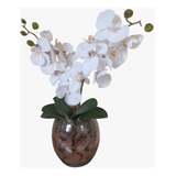 Arranjo Flores De Orquídeas Artificiais  Decoração 