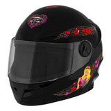 Capacete Moto Fechado Integral Mixs Start Infantil Selfie