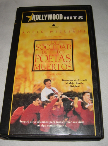 Película Vhs - La Sociedad De Los Poetas Muertos 