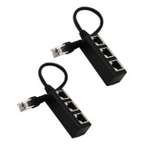 2pcs 1 A 3 De Red Splitter Extender Adaptador