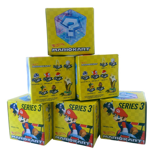 Caja Secreta Mario Kart Misterybox Hotwheels 