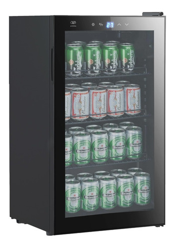 Avera Enfriador De Bebidas Cervezas Cooler 115 Latas Ebc115 Color Negro