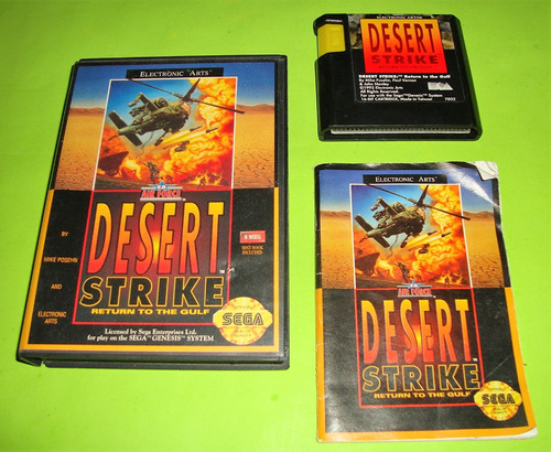 Juego  Desert Strike Para Consola Sega Genesis (mr2023)
