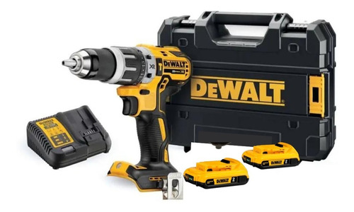 Taladro Percutor  Inalámbrico De 13mm Dewalt Dcd796d2 20v 