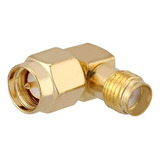 Conector Sma Macho A Hembra 90° Pack X5 - 2gtech