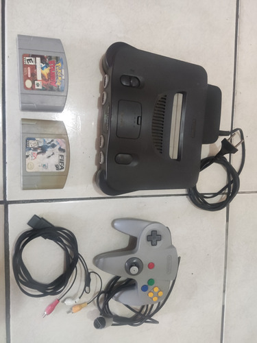 Nintendo 64 Completo C/ 2 Jogos Originais Controle Original 