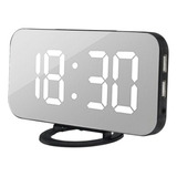 Reloj Despertador Digital Led Con Puerto Usb Para Cargador D