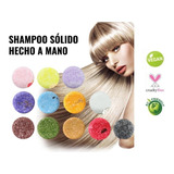 Shampoo Solido Vegano Organico Hecho A Mano 7 Tipos 60g