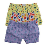 Pack 3 Boxer Antillitas Algodón Suave Estampado Niño 