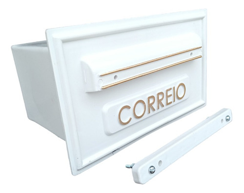 Caixa De Correio Cartas Pvc Moderna 5 - Grade Ou Embutir