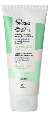  Crema Corporal Prebiotica Tododia Natura 200 Ml Guanábana