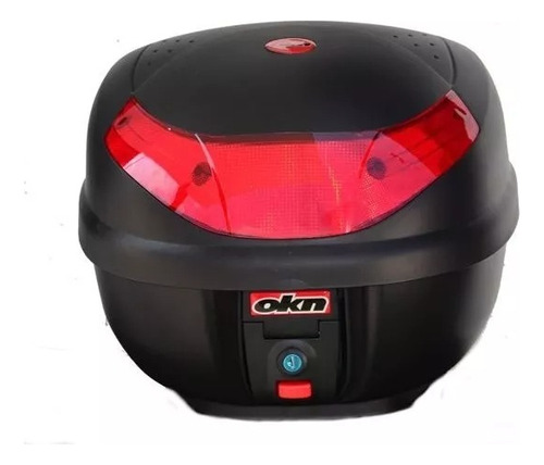 Baul Moto Okinoi Trasero Monolock 1 Casco 30l Desmontable