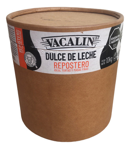 Dulce De Leche Vacalin Repostero 10 Kg Cartón - Liniers -