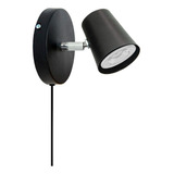 Lampara Aplique Velador Pared 1 Luz Gu10 Led Movil Moderno