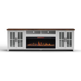 Bridgevine Home Hampton Moderna Consola De Tv Con Chimenea