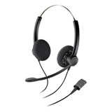 Audífonos De Diadema Plantronics Sp12-qd Biarual Negros