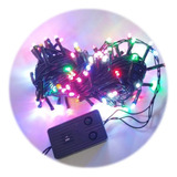 Pisca Luz De Natal 100 Leds 10m Colorido Musical 127v 13022