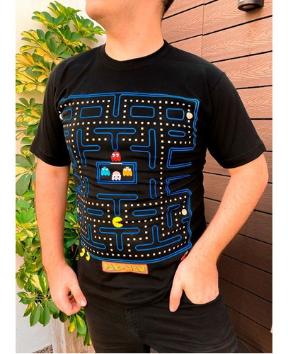 Remera Pac-man Arcade Kevdylan Personalizado