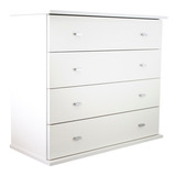 Cómoda Cajonera Blanco Con ( Guias Metalicas ) De Mueblesrem