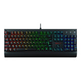 Teclado Gamer Redragon Kala K557rgb Qwerty Português Brasil Cor Preto Com Luz Rgb