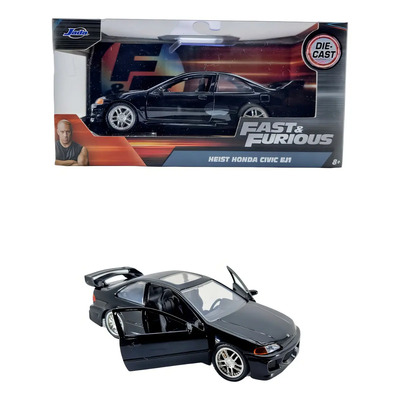 Heist Honda Civic Ej1 Esc. 1:32 Rápidos & Furiosos Jada Color Negro | Envío gratis