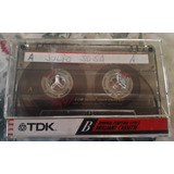 Cassette Tdk B 60 Único Uso  Caja Y Caratula Original 