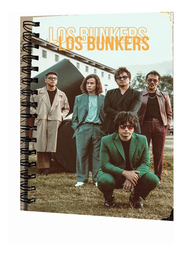 Agenda Los Bunkers + Llaveros + Imanes + Sticker + Regalo