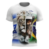 Camiseta,  Patriota Brasil X Israel Dryfit  Proteção Uv50+