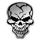 Sticker Reflejante Calavera Calcomania Vinil Skull Md2