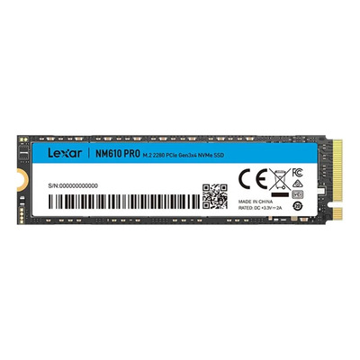 interno Lexar Pro NM610 PRO LNM610P500G-RNNNG 500GB negro | Envío gratis
