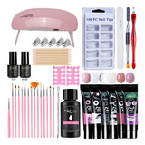 49 Piezas Poli Gel Set De Esmaltes De Uñas Uva Gel Art Kit