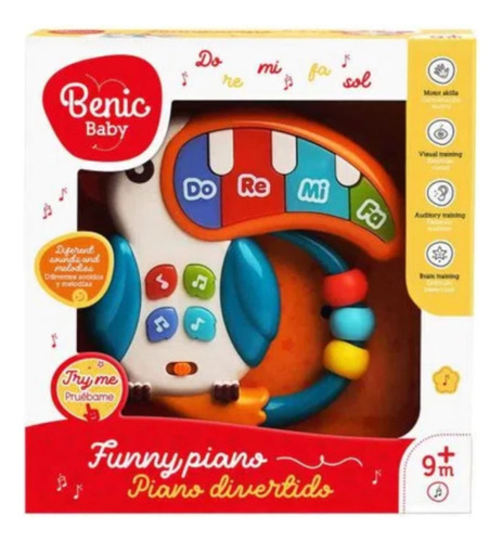 Benic Baby Piano Divertido Bb159 Color Tucán