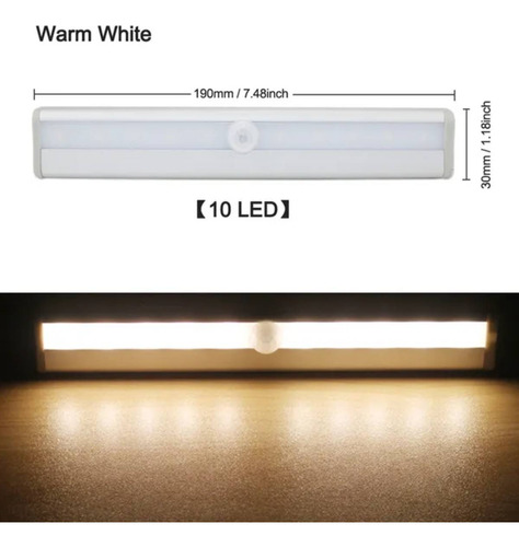 Luces Led Inalámbricas Para Armario, Luces De Armario, Senso