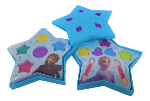 Maquillaje Infantil Frozen Forma Estrella Despelgable Shp 