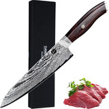 Cuchillo De Chef Dnifo, Cuchillo De Chef Japonés Aus-10 De