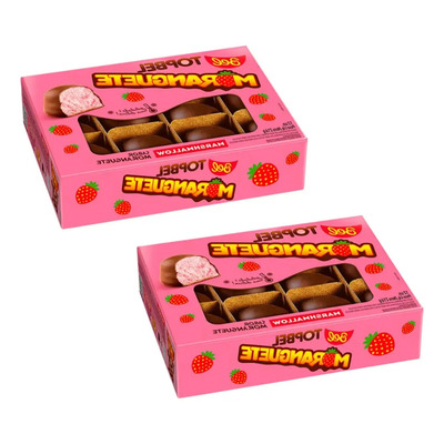 Kit 2 Top Bel Marshmallow Moranguete Coberto Chocolate | MercadoLivre
