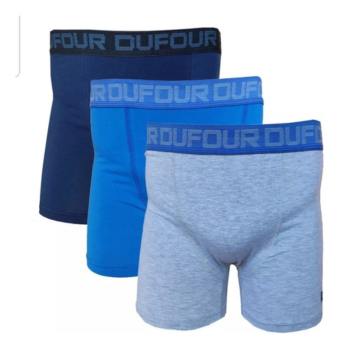 Pack X6 Boxer Dufour Art12058 ALG Y Lycra Surtido De Colores